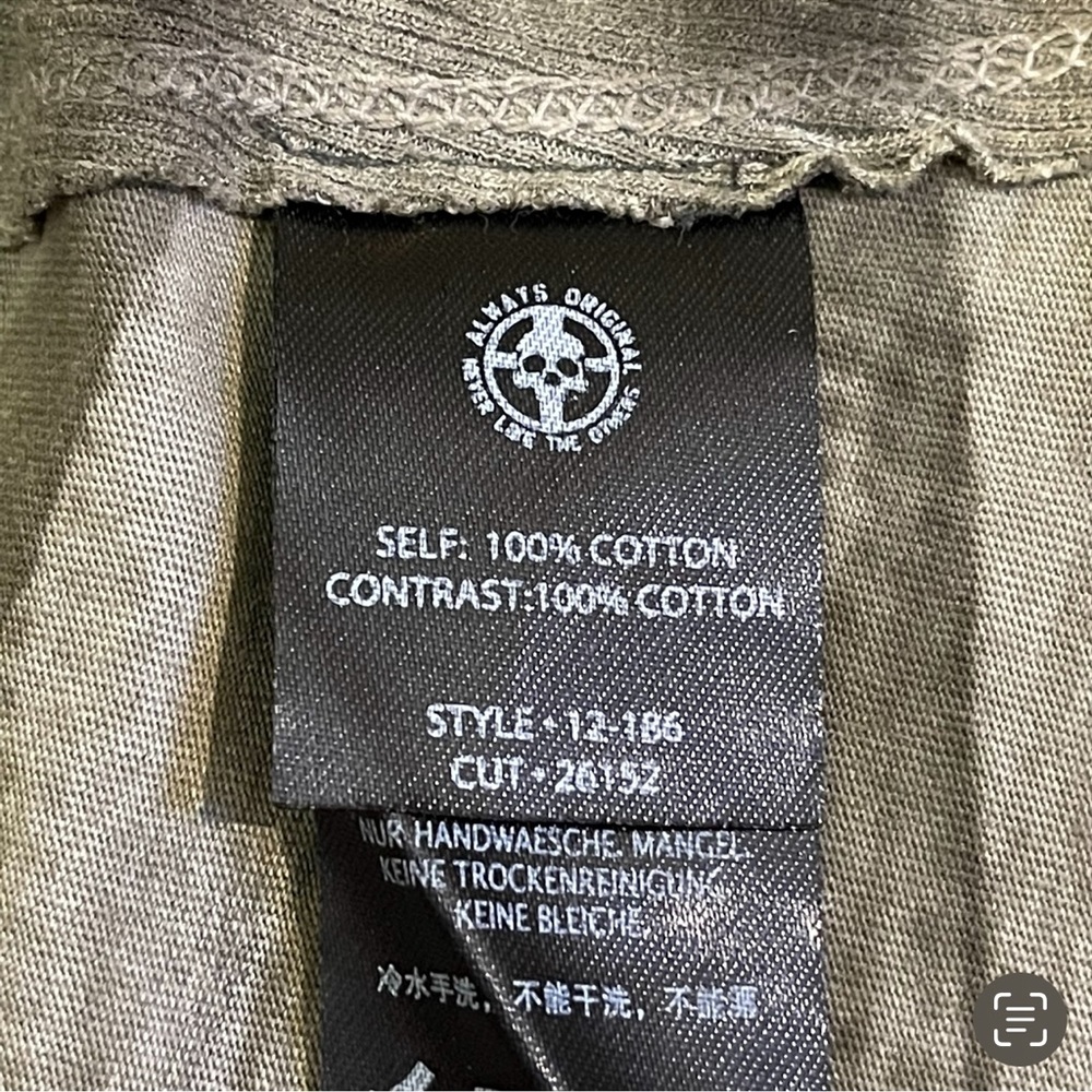 NWOT Oversized Lip Service Chaos Mesh Apocalyptic Olive Top - Picture 9 of 10